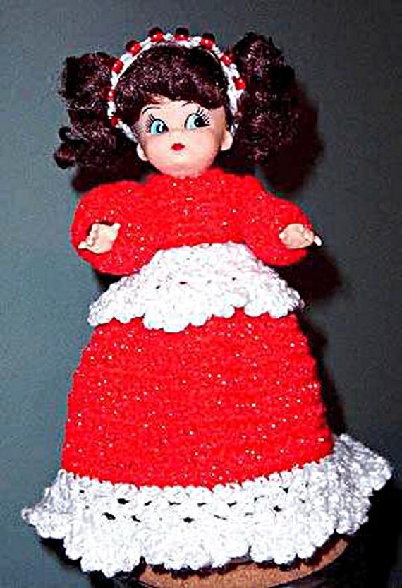 Air Freshener Doll Crochet Pattern Valentine Girl