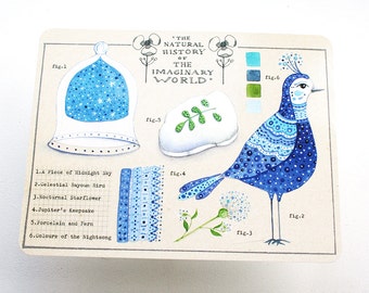 A study in Blue and White - Post card Set