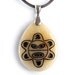 Taino Sol - Puerto Rican Sun Symbol - Engraved Stone Pendant