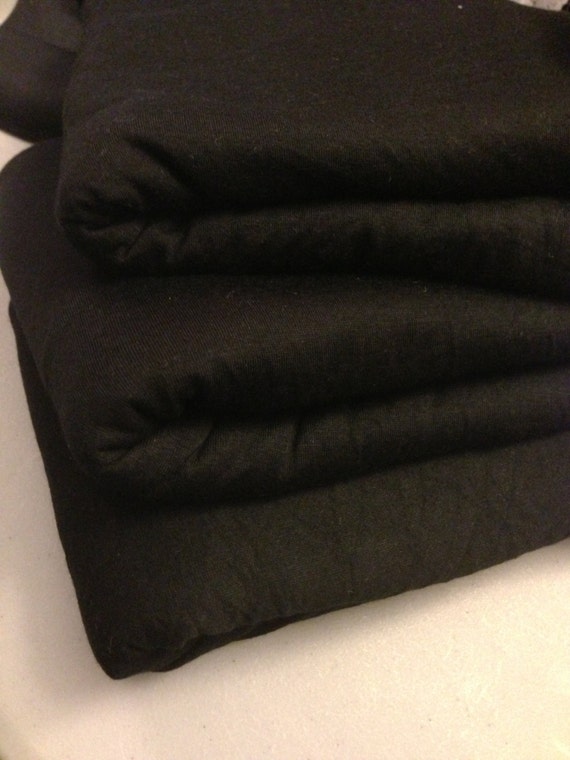 Black Stretch Jersey Knit