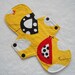 9inch Chicken & Egg Cotton Topped Cloth Menstrual Pad