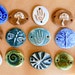 15 Handmade Ceramic Bracelet Beads - Small Bead Assortment - Sweet Spring Assortment for Craft Parties and Teen Birthday Parties