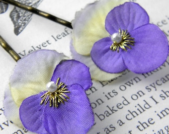 Little Lavender viola Clips