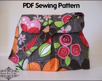 Hobo Bag PDF Sewing Pattern / Sweet Pea Totes