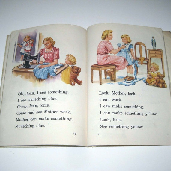 The New We Work and Play Catholic Dick and Jane Vintage 1950s