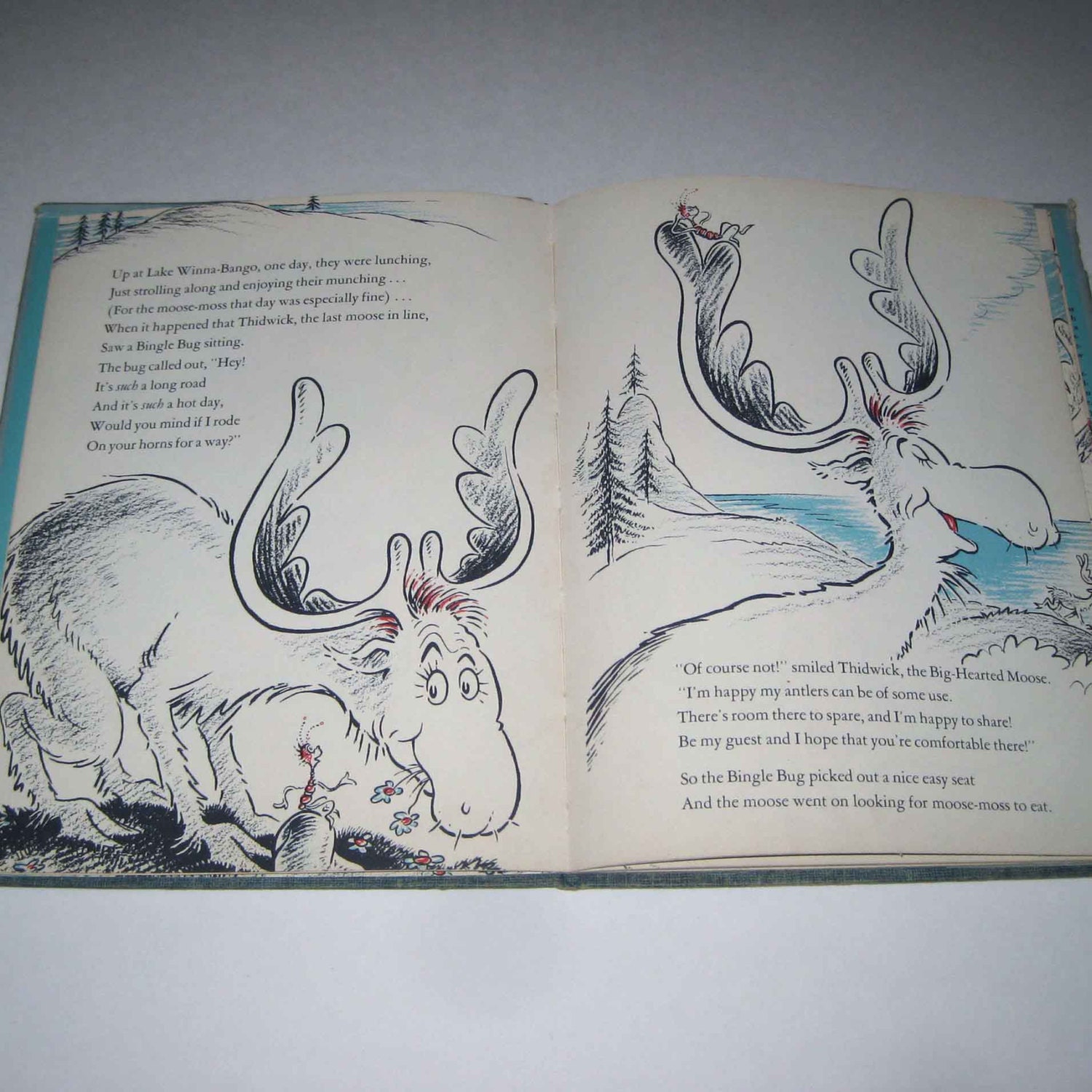 Thidwick the BigHearted Moose by Dr. Seuss 1948 First Edition