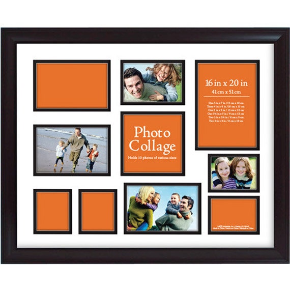 Items similar to Custom Collage Mat to fit your 20 x 24" Frame White