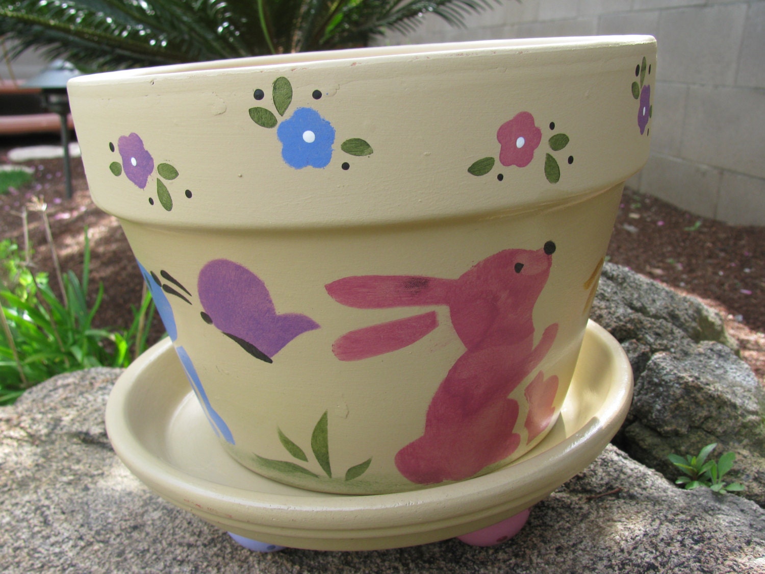 Spring Easter Flower Pot