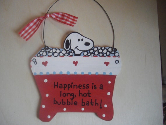 Snoopy Bathroom Wall Hanging