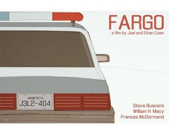 Retro print Fargo 18x12 inches movie poster