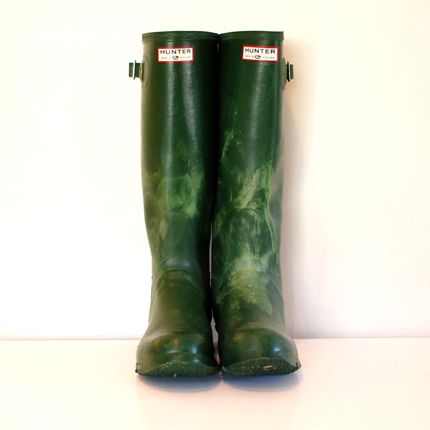 ladies green hunter wellies