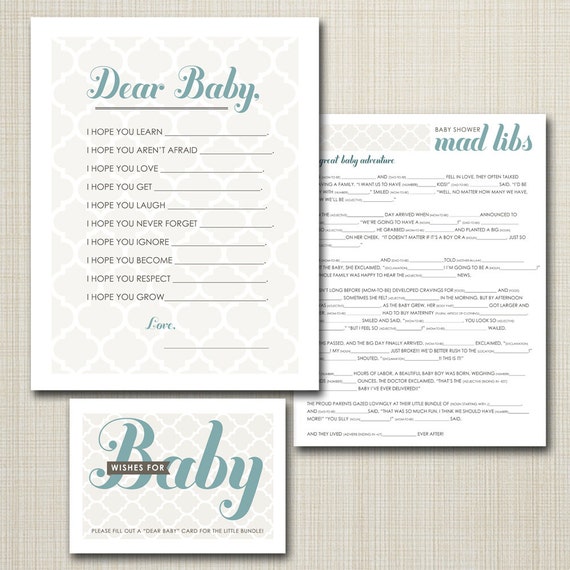 shower libs mad baby chic. baby baby sweet and game shower mad wishes for  printable libs