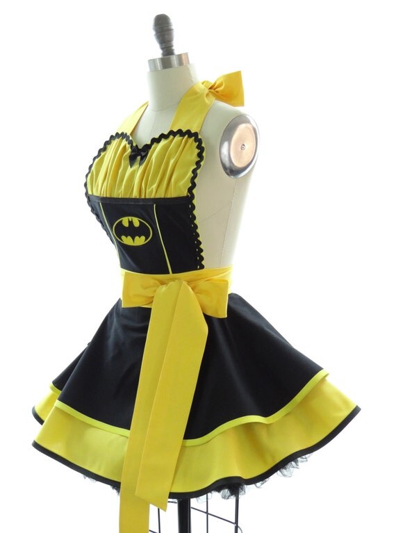 Retro Apron Batman Sexy Womans Aprons Vintage Apron Style