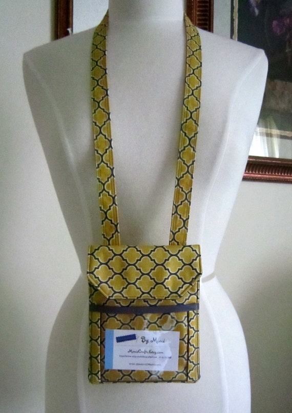 Items similar to Womens Wallet, ID Neck Wallet, ID Badge Holder