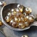 GLITZY .. Picasso Fire Polished Czech Glass Beads 3x5mm (1440-st)