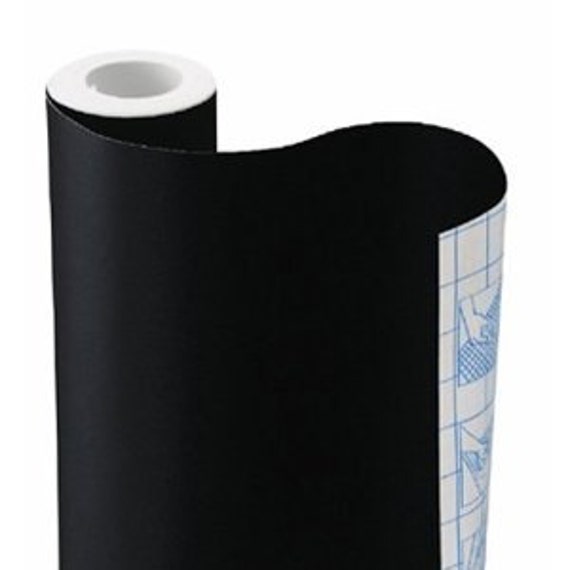 Black Contact Paper/Shelf Liner 18 x 6'