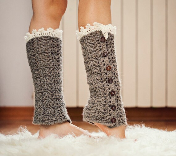 Instant download - Crochet PATTERN for leg warmers (pdf file) - Luxury Leg Warmers