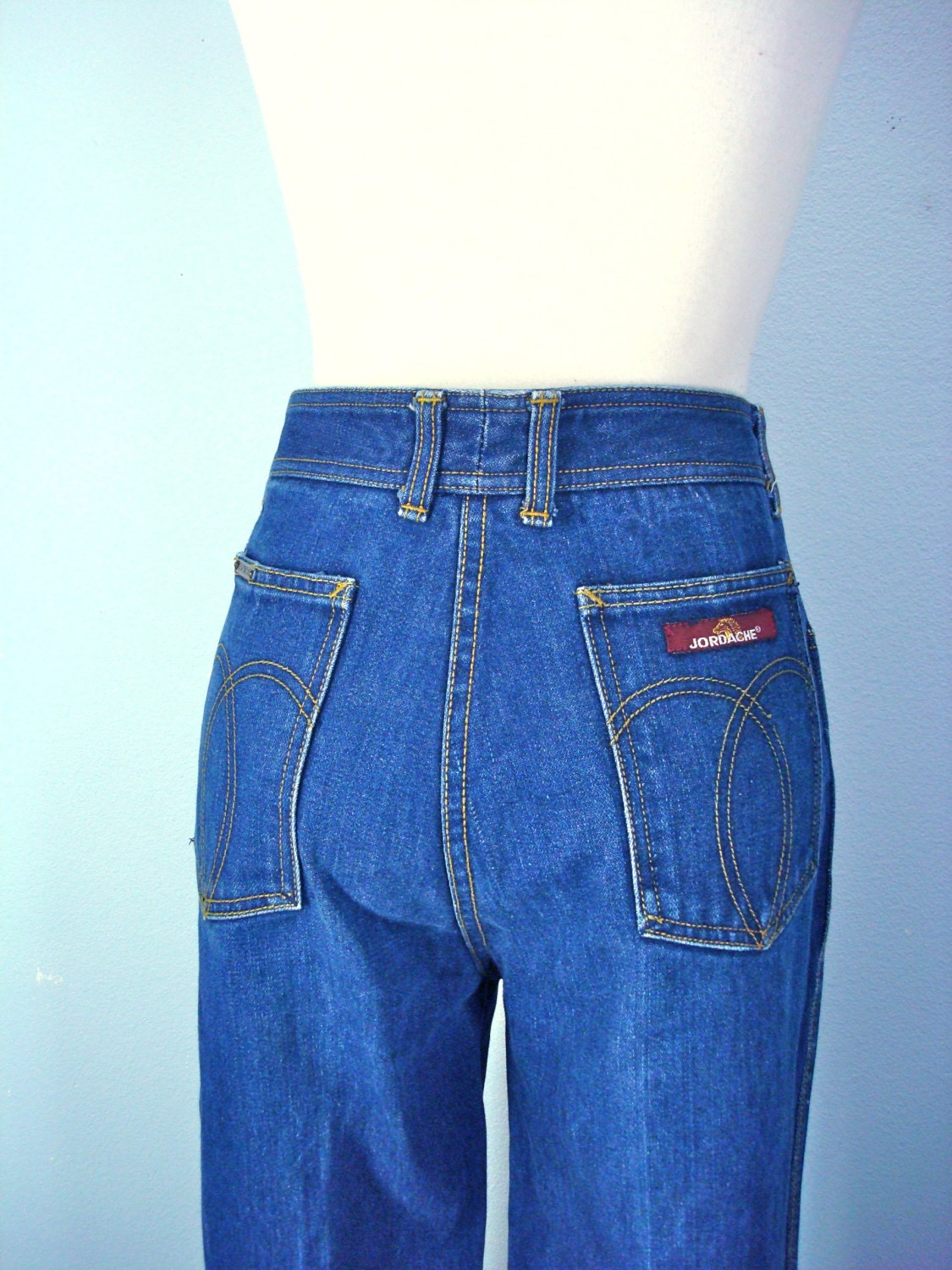 Vintage 70s Jeans / JORDACHE Mens Jeans / 1970s Denim / Unisex