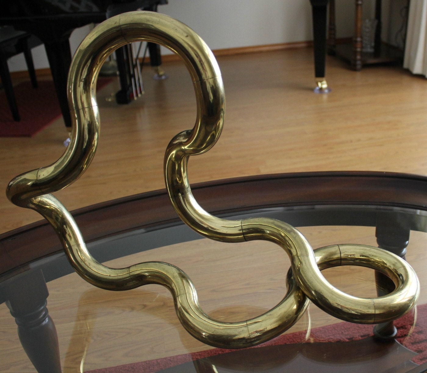 Vintage Richard Zawitz Tangle Art Tube Sculpture 1985 Abstract