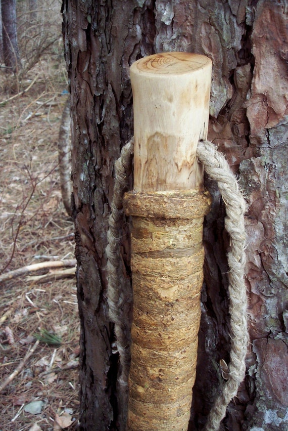 Handmade hiking sticks