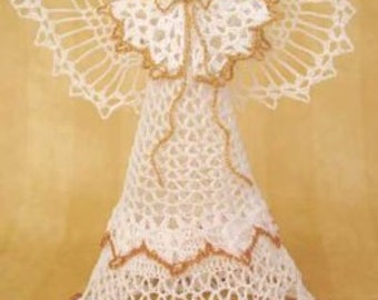 Angel Victoria Tree Topper Crochet Pattern PDF