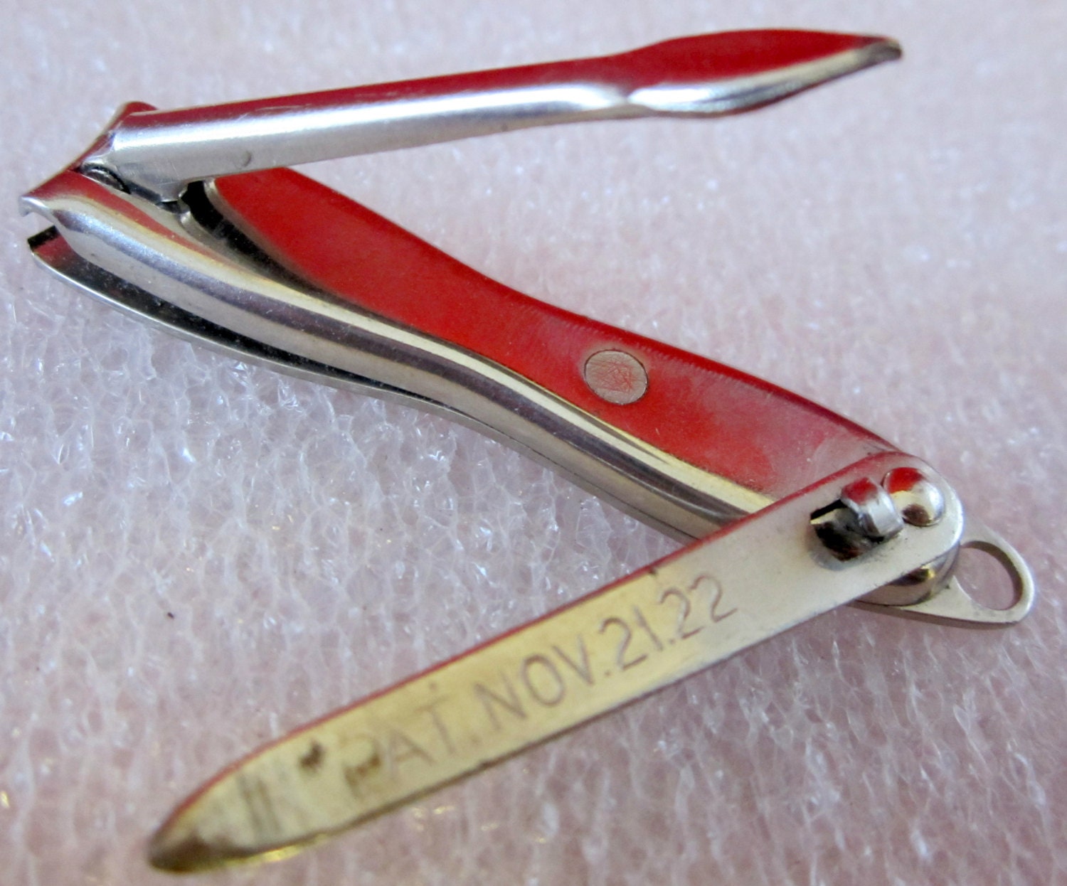 Gem Jr Nail Clipper USA 1920s Antique Collectible File Finger