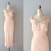 vintage 1930s lingerie / 30s nightgown / Quiet Nights gown