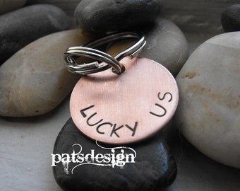 Lucky Us copper keychain only without pennies