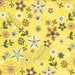 Lemon Yellow Small Flower Fabric- Basicgrey - Moda