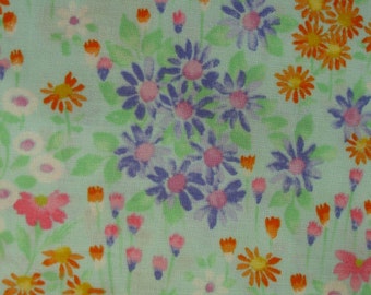 FLORAL FABRIC Easter Garden Alexander Henry Fabric 2002 - 1 yard - #F1