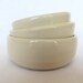 Nesting Prep Bowl Set Cream Yellow Orange by Centered ClayWorks