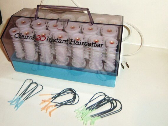 70s Hair Using Hot Rollers | vintage hot rollers hair curlers 1970 s clairol 20 red dot 70s Hair Using Hot Rollers | vintage hot rollers hair curlers 1970 s clairol 20 red dot