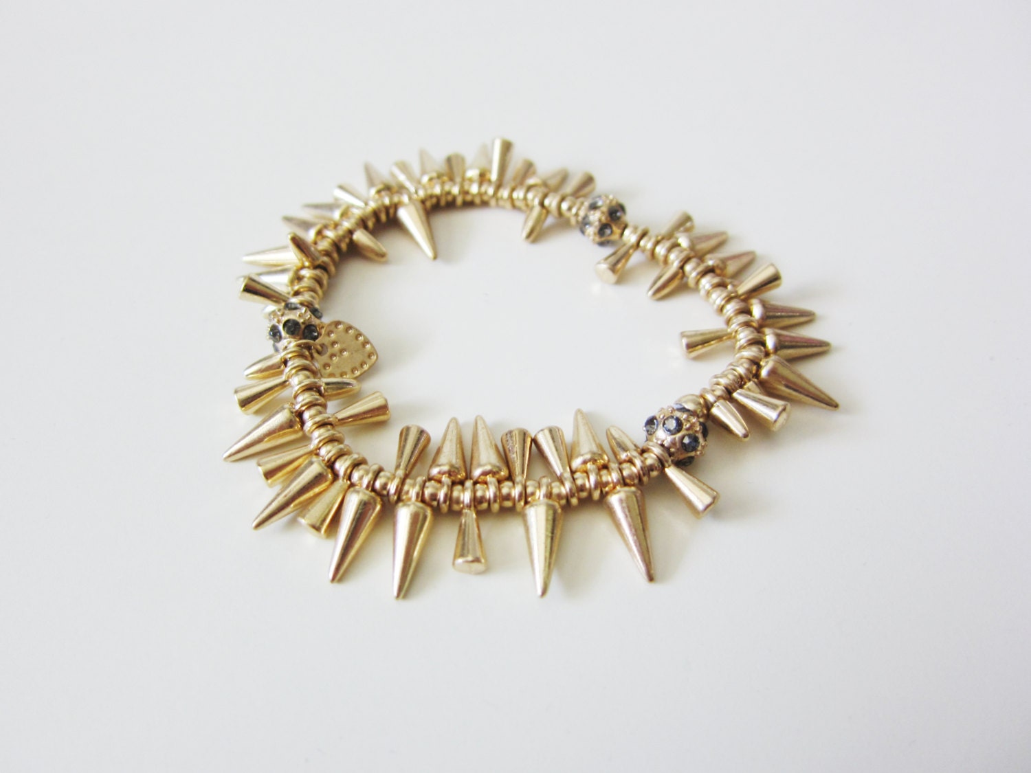 Gold Petite Spike Bracelet