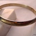 Irene Chiquito Handwrought Native American Bangle Bracelet Sterling Silver IC Navajo 925 46g