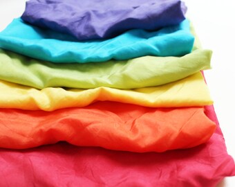 Silkies Rainbow Scarf Playset LARGE - Montessori and Waldorf Inspired Open Ended Play Silks