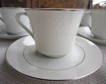 Vintage Brocade Bread and Butter Plates by Royal Court Fine China Made in Japan