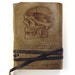 RESERVED FOR KEVIN - Leonardo Da Vinci Sketchbook - Leather Journal with Vintage Style Old Paper - Hand Painted Art Journal