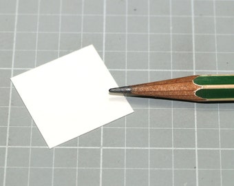 Inchies ... 100 Pieces Choose Your Own Cardstock Acid Free Archival Art Supplies White Miniature Art Artist Supplies Craft Supplies Mini