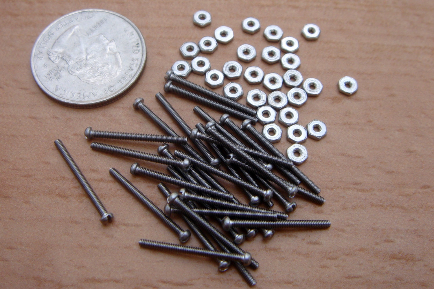 Screw rivets 60 pieces 30 sets 1/16 stainless steel micro