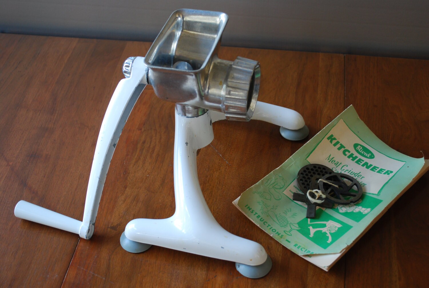 Vintage RIVAL food chopper GRIND O MAT Mid Century