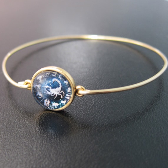 Items similar to Zodiac Charm Bracelet Gold, Zodiac Bracelet, Zodiac