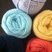 CUSTOM ORDER for Natalie2167 - Knitted Cotton Multi-Colored Baby Blanket (car seat size)