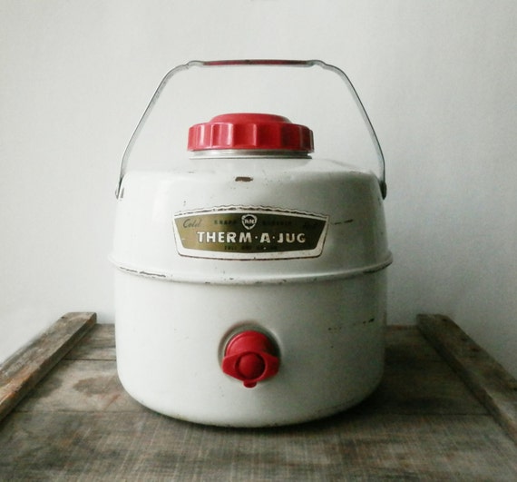 vintage camping thermos