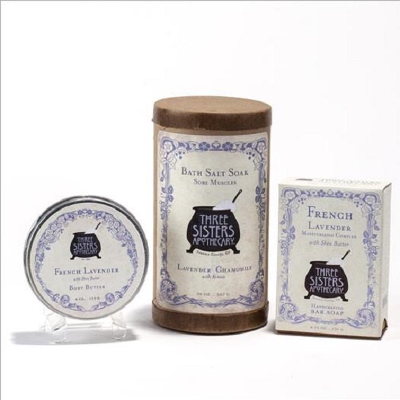 Three Sisters Apothecary French Lavender Bath Trio   Il 570xN.444929313 Iy8b 