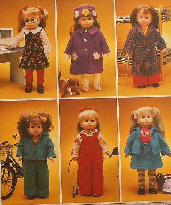 18 Doll Clothes Sewing Pattern UNCUT McCalls 2506 winter