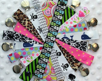 5 Soothie Pacifier Holder Clips Binky Dummy Clips