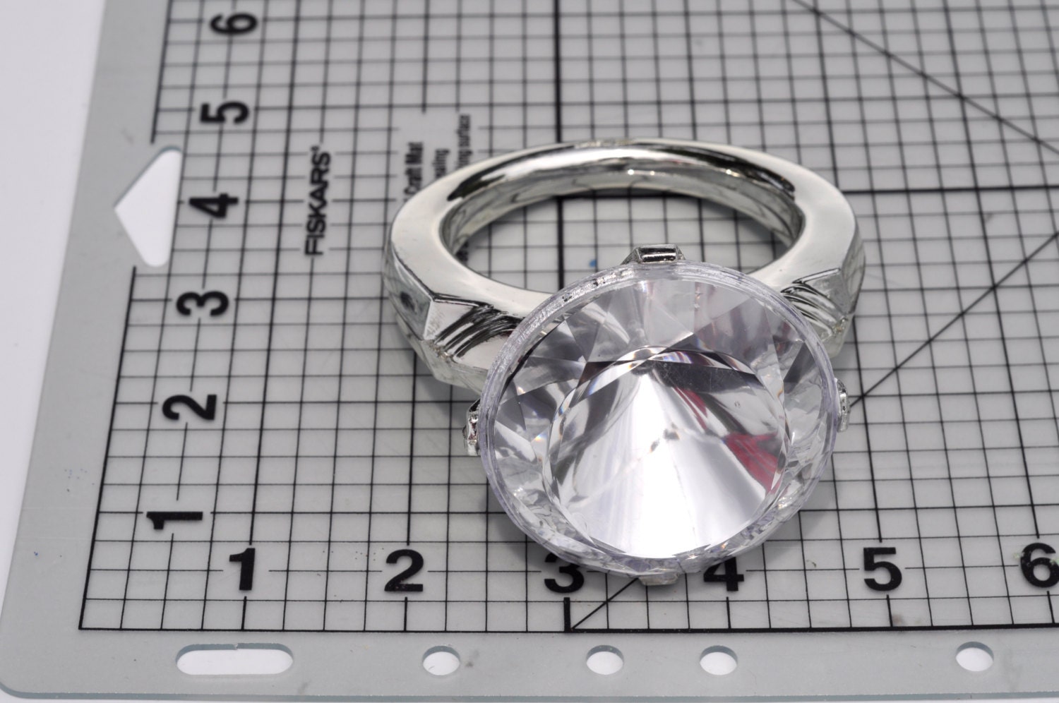 Diamond Engagement Ring Cake Topper