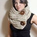 Roycroft Cowl - in Oatmeal/Cream/White
