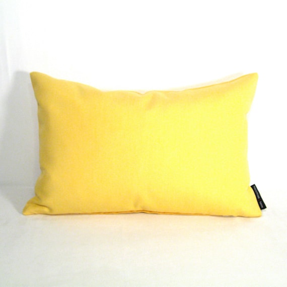 Butter Yellow Outdoor Pillow Cover Modern Outdoor by Mazizmuse