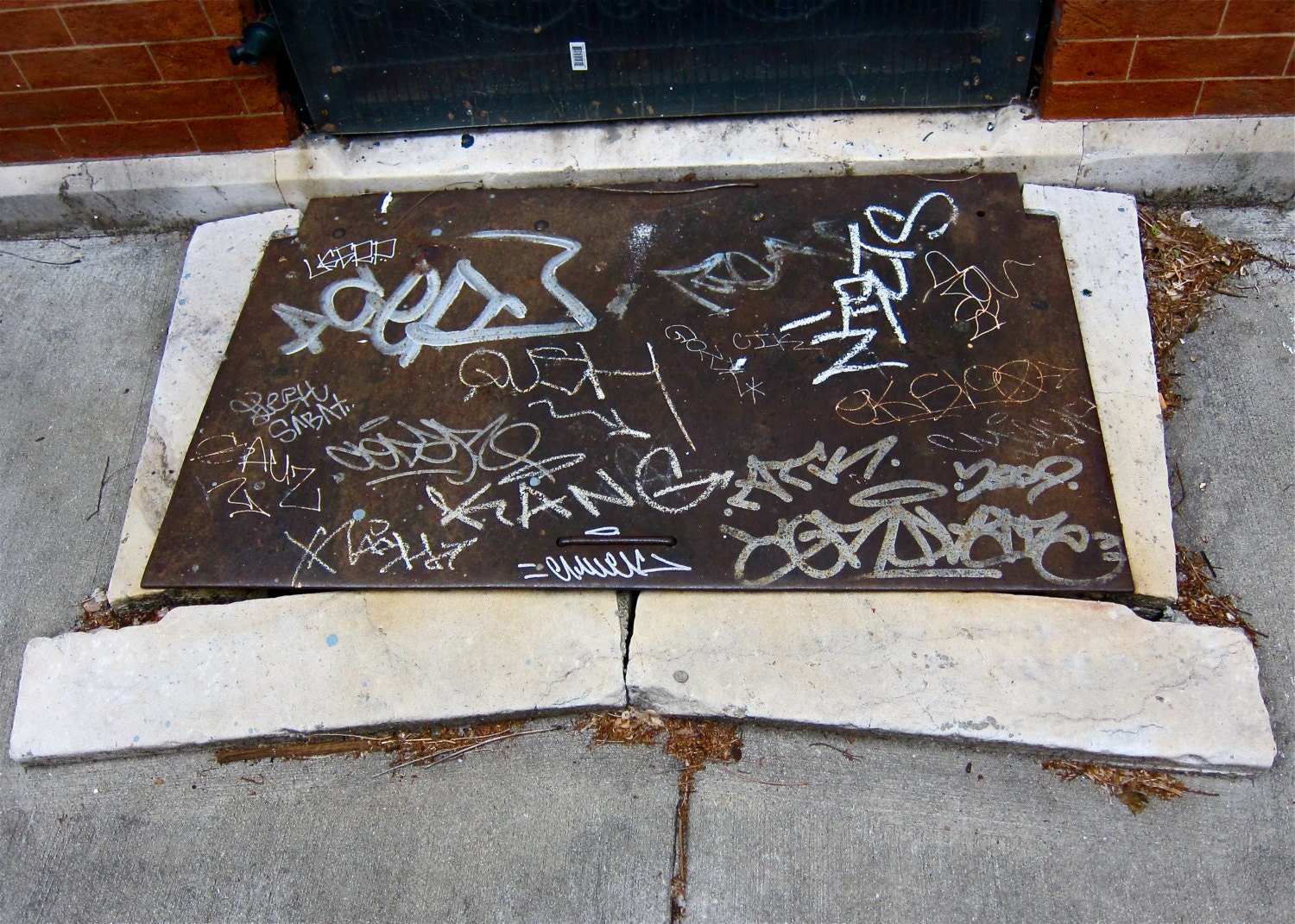 Urban Chalkboard Graffiti Photo Baltimore Street Art signed